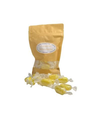 250g Pouch of Individually Stockleys Wrapped Sherbet Lemon Sweets Lemon 250