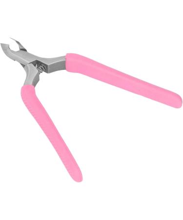 Nail Cuticle Trimmer Hygienic Built-in Spring Cuticle Trimmer with Protective Cover for Nail Salon (Pink) - Buy Online on GoSupps.com