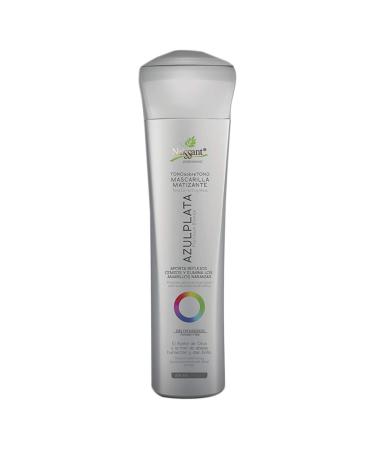 naissant Professional Hair Treatment Mask. Color Depositing  Color Intensifier and Tone Correcting Highlights. Without Salt  Paraben and Ammonia. (Platinum Blonde  Azul Plata)