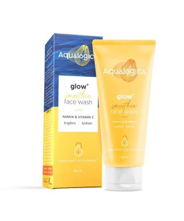 Aqualogica Aqualogica Glow+ Smoothie Face Wash for Deep Cleansing & Skin Brightening With Vitamin C & Papaya 100ml