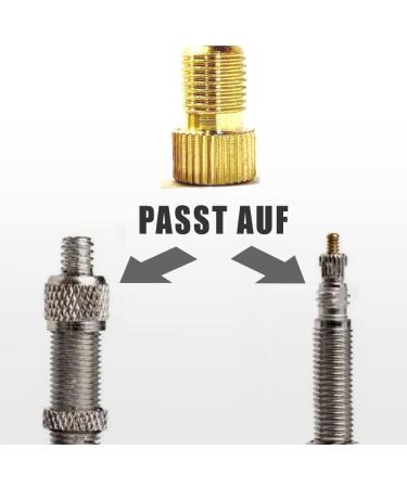 Bicycle Valve Adapter Set - Key Ranger French Valve SV SCLAVERAND Dunlop & Schrader Presta | Tire Accessories for International Shipping - Buy Online on GoSupps.com