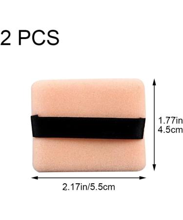 2pcs Powder Puffs for Pressed Loose Powder Puff Portable Soft Cosmetic Makeup Beauty Tool - Buy Online on GoSupps.com