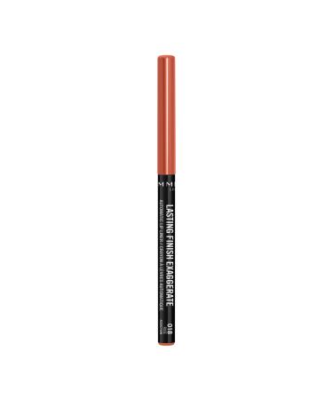 Rimmel Lasting Finish Exaggerate Automatic Lip Liner, 18 Rose Addiction Rose Addiction 18 1 Count (Pack of 1)