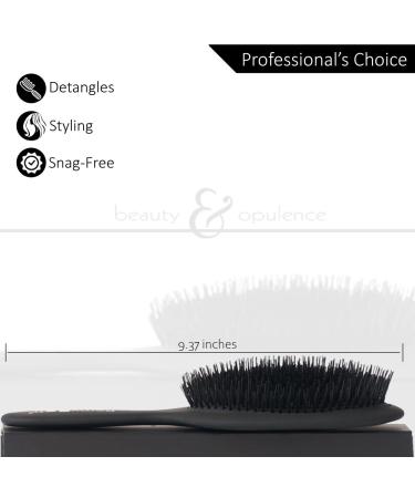 RemySoft Beauty & Opulence Boar Bristle Brush - Hair Extension, Weave, & Wig Safe - Buy Online on GoSupps.com