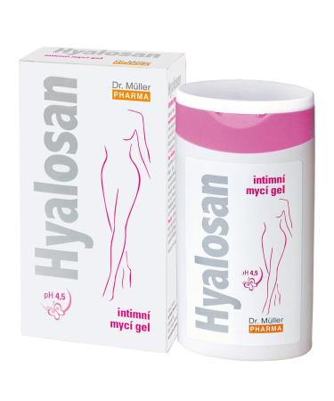 Dr. Muller Pharma Hyalosan Intimate Wash Gel With Hyaluronic Acid and Neutral pH 6.76 Fl Oz (200 ml)