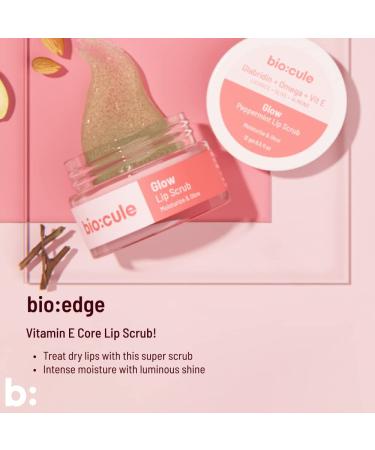 Glow Lip Scrub Balm - Exfoliate & Hydrate for Pink Lips | Brightening with Glabridin Omega & Vitamin E Peppermint Flavor 12g - International Shipping - Buy Online on GoSupps.com