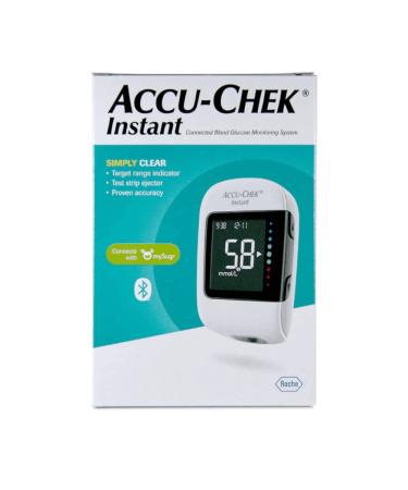 Accu Chek Instant Blood Glucose Monitoring System white