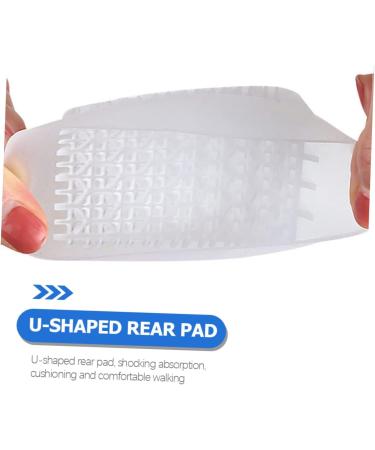 NOLITOY U-Shaped Heel Pads - 4 Pairs Invisible Heel Insoles & Protectors for Men & Women - Baby Shower Decor & Sponge Holder - Comfort & Support - Buy Online on GoSupps.com