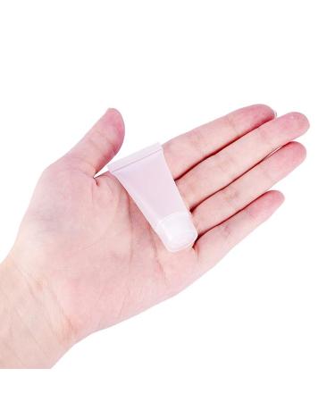Mose Cafolo 100pcs 5ml Empty Cosmetic Tubes - White Lotion Bottles with Screw Cap & Free Syringe Gift - Ideal for Toiletries and Travel - Buy Online on GoSupps.com
