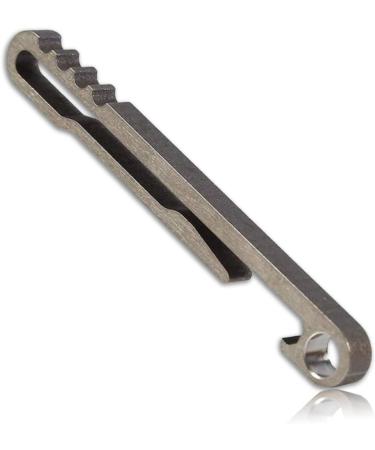 2Pcs Titanium EDC Keychain Bottle Openers | Multi-Functional Belt Clip for Camping & Home - Buy Online on GoSupps.com