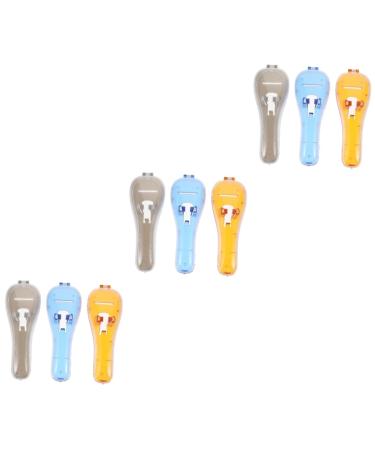 FRCOLOR 9 STK razor storage box men electrical razor case case case for safety razor travel case for razor protective cover for razor housing face pocket holder 16.5x6x3.5cmx3pcs different colors x 3 pieces