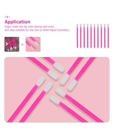 Buy Minkissy 100pcs Flat Head Lip Brush Applicators - Perfect for Lip Gloss Lipstick & Makeup Tools International Shipping Available - Buy Online on GoSupps.com