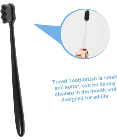 JECOMPRIS Soft Travel Toothbrush Set - 4 Light Weight Brushes for Adults Pregnant Women - Durable & Gentle Cleaning - Ideal for Home & Travel - Buy Online on GoSupps.com
