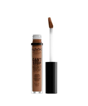 NYX Professional Makeup Can'T Stop Won'T Stop Full Coverage Concealer -Cappucino 0.025