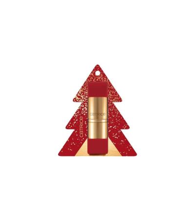 Catrice Catrice Sparks Of Joy Satin Lipstick #C02 RUBY Kisses For Santa Claus Nourishing with Vitamins Shine 3.5 g