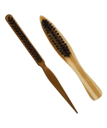 Hemoton 1 Set Hair Dust Brush Wooden Comb Barber Beard Brush Men Face Beard Brush Beard Grooming Brush Men Beard Brush Hair Barber Tool Hairdressing Tool Modeling Miss