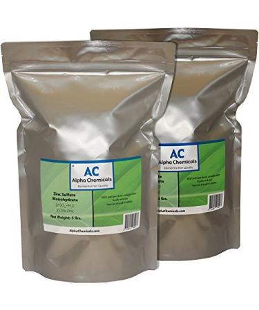 Zinc Sulfate Monohydrate - 35.5% Zn - 10 Pounds