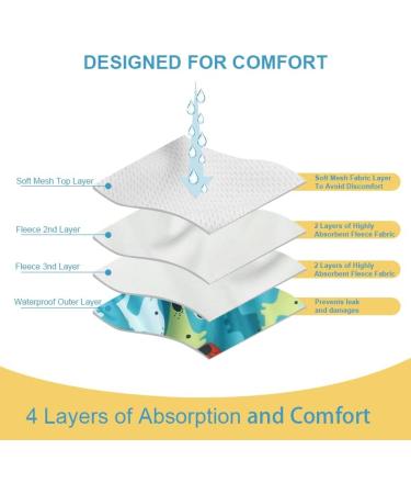 Hisprout Reusable Skirt Diaper for Female Dogs - Washable & Durable Puppy Diapers (Medium Funny Doggie) - Buy Online on GoSupps.com