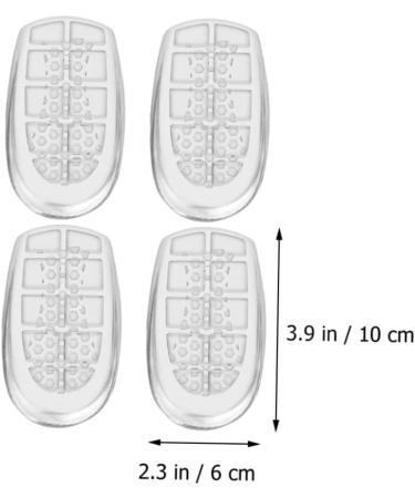 FOMIYES 2 Pairs Clear Adhesive Heel Pads for Women - High Heel Inserts & Cushions - Comfort & Support for Shoe Grips & Gel Pads - Buy Online on GoSupps.com