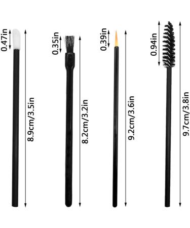 CKANDAY 100 Pieces Makeup Applicators Kit Mascara Wands + Lipstick Applicators + Eyeliner Brushes 4 Styles Makeup Brushes Tools Kit - Buy Online on GoSupps.com