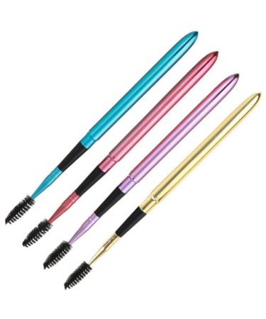 Foldable Eyelash Brush for Women - Eyebrow Refining Tool with Spiral Rods (Blue) | International Shipping Available - Buy Online on GoSupps.com