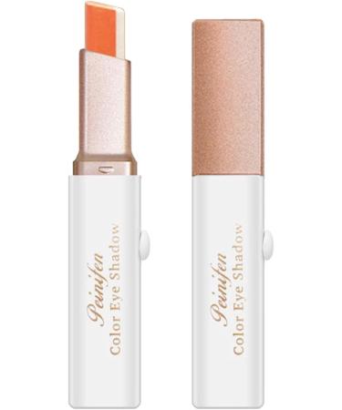 Eyeshadow Stick Matte Finish - Waterproof Long Lasting Bicolor Eye Shadow 6 Gradient Colors Eyeshadow Pencils For Natural Pink Brown Women Girls - Eyes Cosmetics Makeup Sticks Starter Travel Use Aezon 05# Orange Orange - Buy Online on GoSupps.com