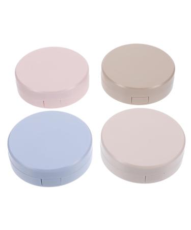 Homsfou 4 piece of carrier bag for contact lenses contact lens container for practical contact lens organizer lens insert remover decorative box portable Miss plastic