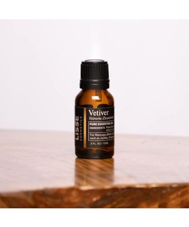 Premium 100% Pure Vetiver Essential Oil (0.5 Fl Oz) - Batch Tested & Third Party Verified for Quality Assurance - Buy Online on GoSupps.com