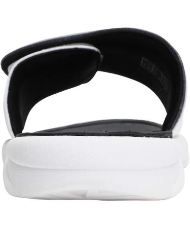 PUMA Unisex Royalcat Comfort Slide Sandal - White & Black - EU 42 | International Shipping Available - Buy Online on GoSupps.com