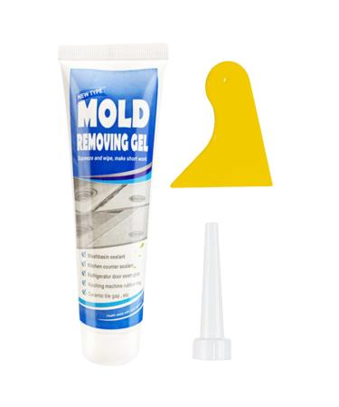 Gel Mould Remover 90g Mould Household Magic Gel Wall Cleaner Mould Household Gel Black Mould Remover Extreme for Bathroom Toilet Washing Machine Seal Kitchen Sink Grout Tile Corner (1)