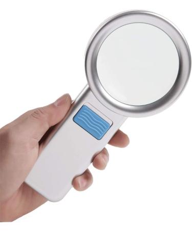 Magnifying Glass 20 Times Old Children's Reading HD Identification High-Power Optical Glass Hand-held Magnifier with Lamp Made in China - Buy Online on GoSupps.com