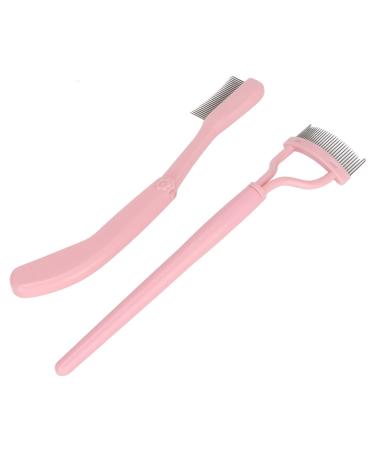 2Pcs Eyelash Separator Folding Eyebrow Grooming Brush Comb Eyelashes Curler Lash Mascara Applicator Making Up Supplies for Girls and Women
