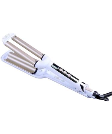 3 Barrel Hair Curler Curling Iron Wand for Long Hair Deep Waver Professional Hair Crimper Triple Barrel Curling Wand Ceramic Beachy Wave Curler Hair Styler Tools White - Buy Online on GoSupps.com