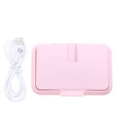 Baby Diapers Baby Wipe Warmer Wet Wipes Dispenser Portable Baby Diaper Wipe Tissue Warmer for Home Car Vehicle Mini Water Dispenser/131 (Color : Pink)