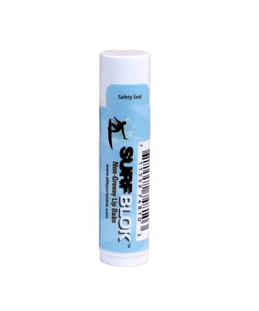 Surf Blok SPF 15 Moisturizing Lipbalm - 1 Tube - Wind & Sun Screen Lip Protection & Treatment - Lip Balm for Chapped Lips