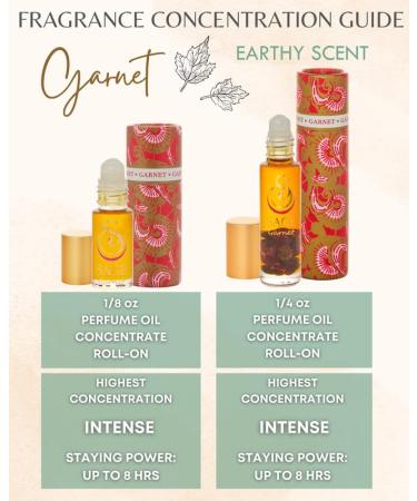 Garnet Perfume Oil Roll-On by Sage- 1/8 oz Vegan & Cruelty-Free Earthy Scent Moroccan Rose Amber Egyptian Musk Garnet 1/8 Oz Perfume Oil Roll-On - Buy Online on GoSupps.com