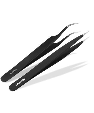 Eyebrow tweezers Hair plucking tweezers Hair plucker Pointed tweezers set