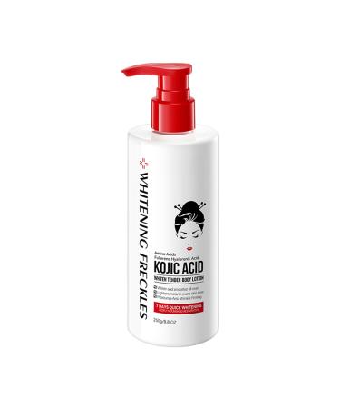 Lotion claircissante L'acide Kojic Pour Le Corps 250 G Cr me Hydratante Et claircissante Pour Une Peau Radieuse Absorption Rapide Pour Hommes Et Femmes Pour Peaux S ches Et Sombre