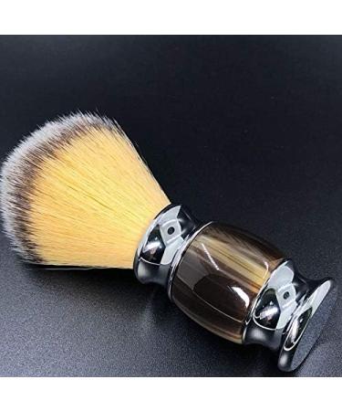 Lckiioy Synthetic Shaving Brush - Durable Travel Brush with Resin Handle for Men | Perfect Lathering with Shaving Soap & Cream - Buy Online on GoSupps.com