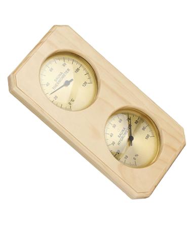Besportable Saunate temperature and moisture knife Sauna accessories Hygrometer outer sauna Inner-autenhermometer Wall thermometer inside Moisture knife inside baby room wall holding