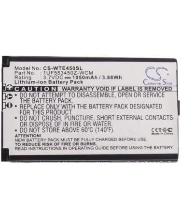 Replacement Battery for Bamboo CTH-670S Series | 1050mAh/3.7V | Compatible with CTH-670S-ES FR IT NL | Part #: 1UF553450Z-WCM ACK-40403 - Buy Online on GoSupps.com