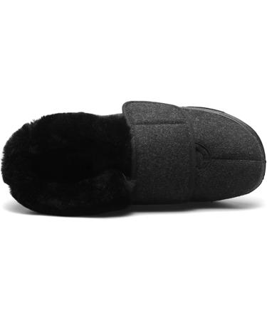 ZHENSI Women's Adjustable Slippers Extra Wide Swollen Feet Diabetic Shoes Memory Foam Non-Slip Elderly Black - Buy Online on GoSupps.com