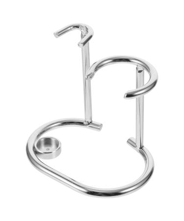 Minkissy razor holder stand for razor shaving brushes and shaving rack shaving bowl and stand shave shaving razor stood razor stand wood chips alloy wooden chips man metal