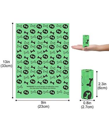 Nestling 300 Dog Poop Bags with Dispenser | Super Strong, Leak Proof & Biodegradable | Green Dog Waste Bags - Buy Online on GoSupps.com