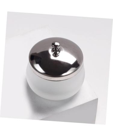 Healeved Nail Art Crystal Cup Decorative Monomer Dish Liquid Containers Manicure Tool Dappen Dish with Lid Nail Art Cleaning Tool Glass Cleaning Cup Stainless Steel Mixing Cup Carved - Buy Online on GoSupps.com