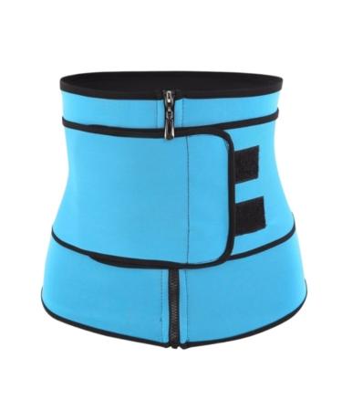 HKDYWTNB Back Brace Lumbar Support Shapewear Compression Invisible Body Shaper Waist Cincher Trainer Corset Tummy Waist Belt XX-Large Blue