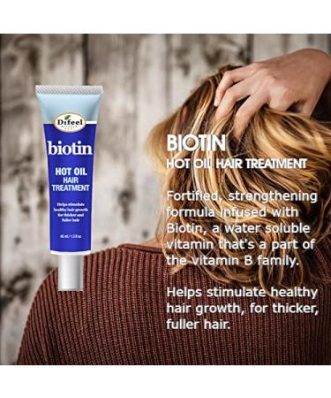 Difeel Biotin Hot Oil Hair Treatment 1.5 oz | Nourishing Biotin Treatment - Buy Online on GoSupps.com