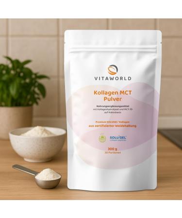 Vitaworld Poudre de collag ne MCT Grassfed 30 portions issue d'un levage de p turage certifi complexe de collag ne bioactif de qualit sup rieure solubilit optimale du collag ne - Buy Online on GoSupps.com