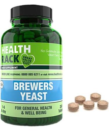 Brewers Yeast 500mg 180 Vegan Tablets Natural Source of B-Vitamins Amino Acids and Minerals - Buy Online on GoSupps.com