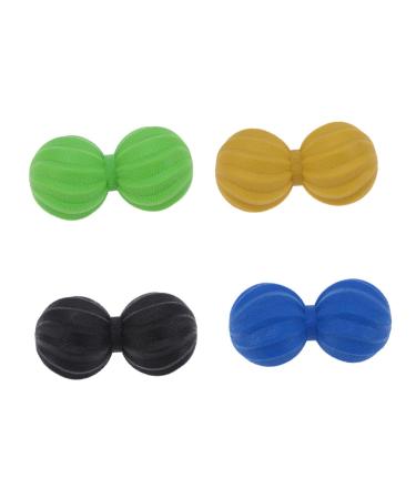 ABOOFAN Massage Ball Peanuts Peanut Shoulder Roll Peanut Yoga Roll Connected Relaxation Ball Medium Black